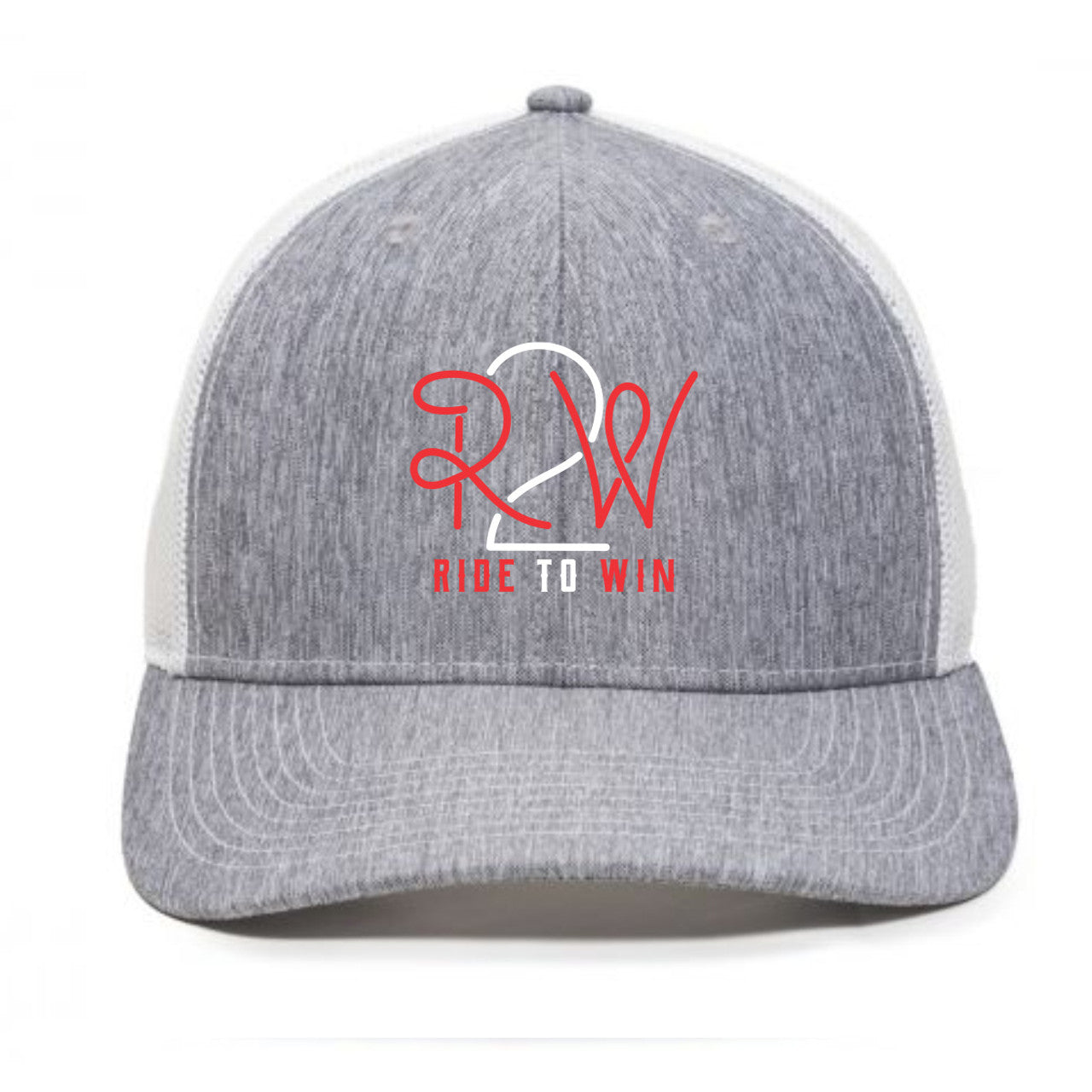Ride 2 Win Cap - Heather Grey & White